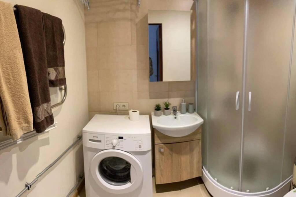 Apartamentai Draugystes Street โชเล ภายนอก รูปภาพ